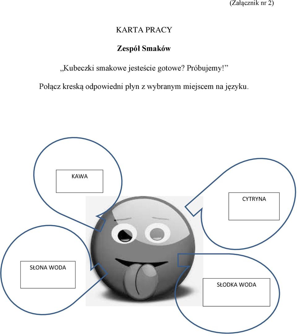 Połącz kreską odpowiedni płyn z wybranym