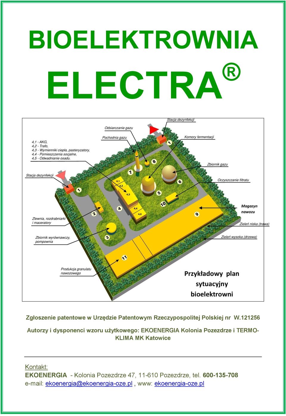 121256 Autorzy i dysponenci wzoru użytkowego: EKOENERGIA Kolonia Pozezdrze i TERMO- KLIMA MK