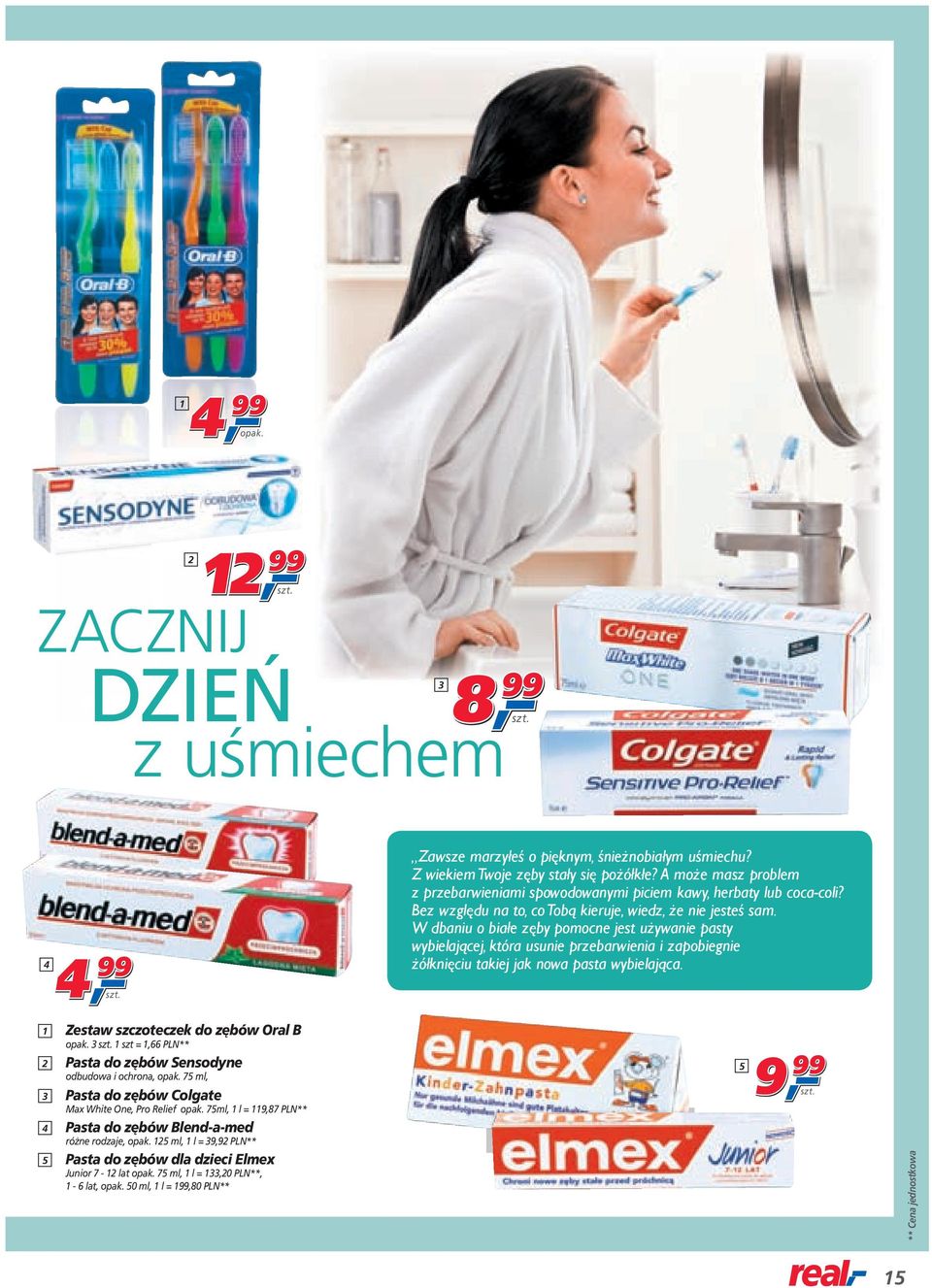 1-6 lat, 50 ml, 1 l = 199,80 PLN** Zawsze marzyłeś o pięknym, śnieżnobiałym uśmiechu? Z wiekiem Twoje zęby stały się pożółkłe?