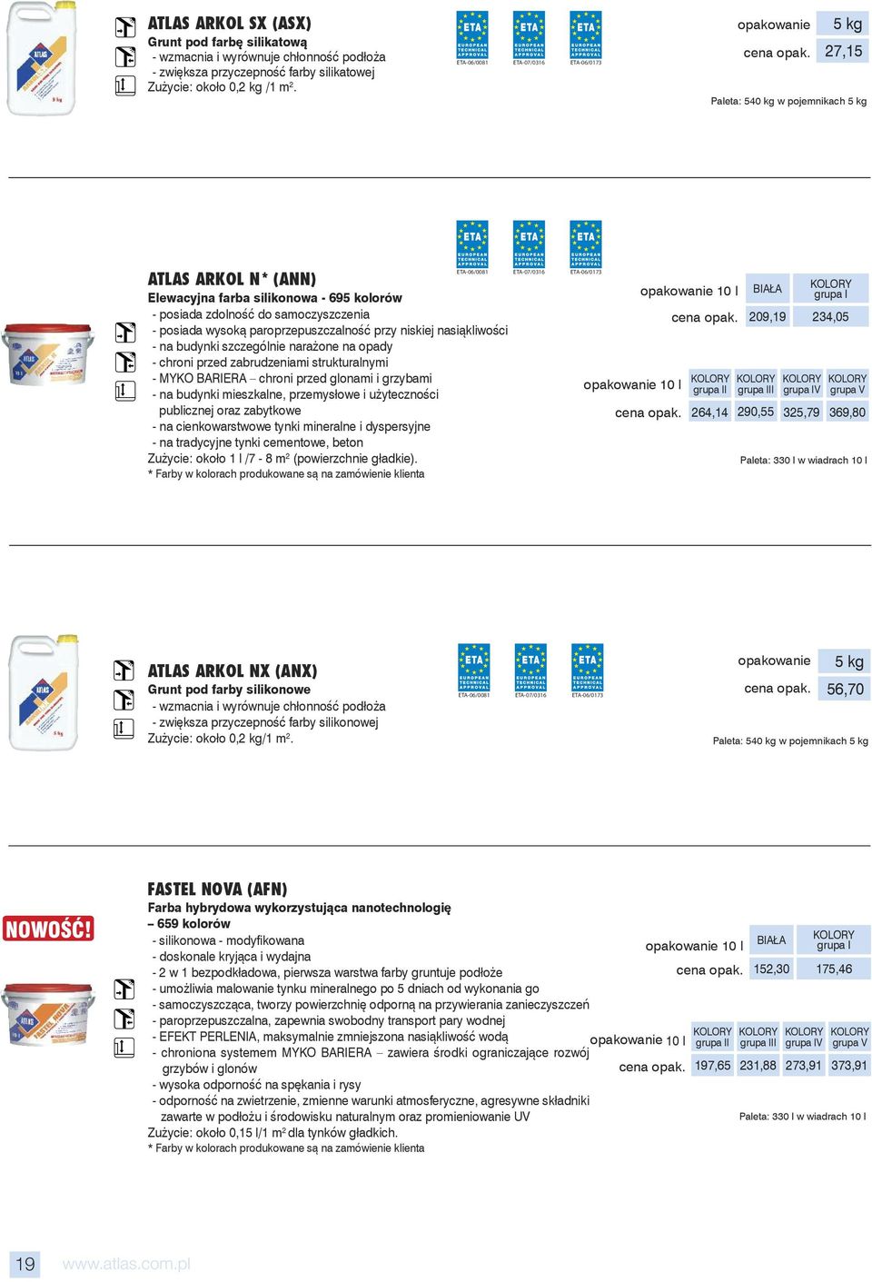 nasiąkliwości - na budynki szczególnie narażone na opady - chroni przed zabrudzeniami strukturalnymi - MYKO BARIERA chroni przed glonami i grzybami - na budynki mieszkalne, przemysłowe i użyteczności