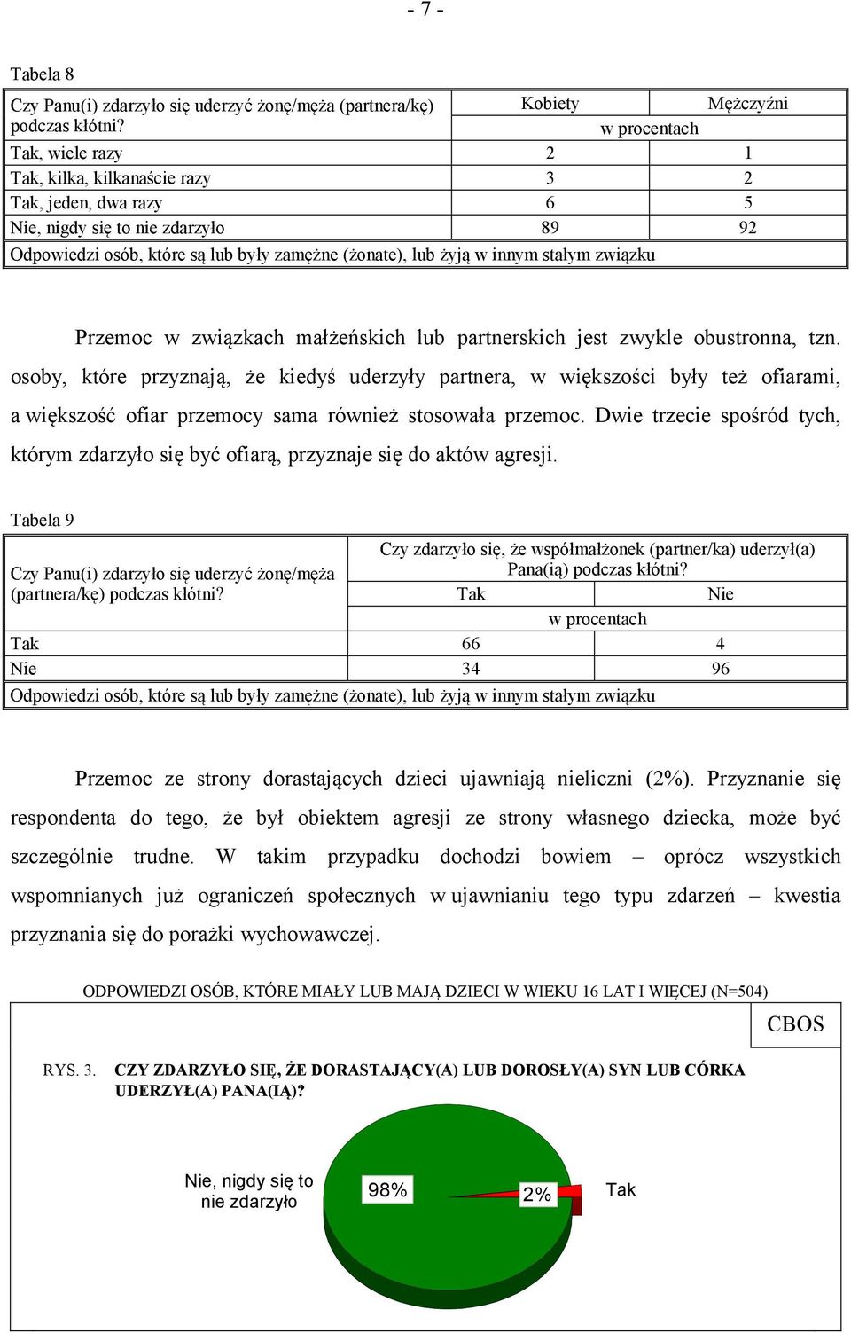 Przemoc w związkach małżeńskich lub partnerskich jest zwykle obustronna, tzn.