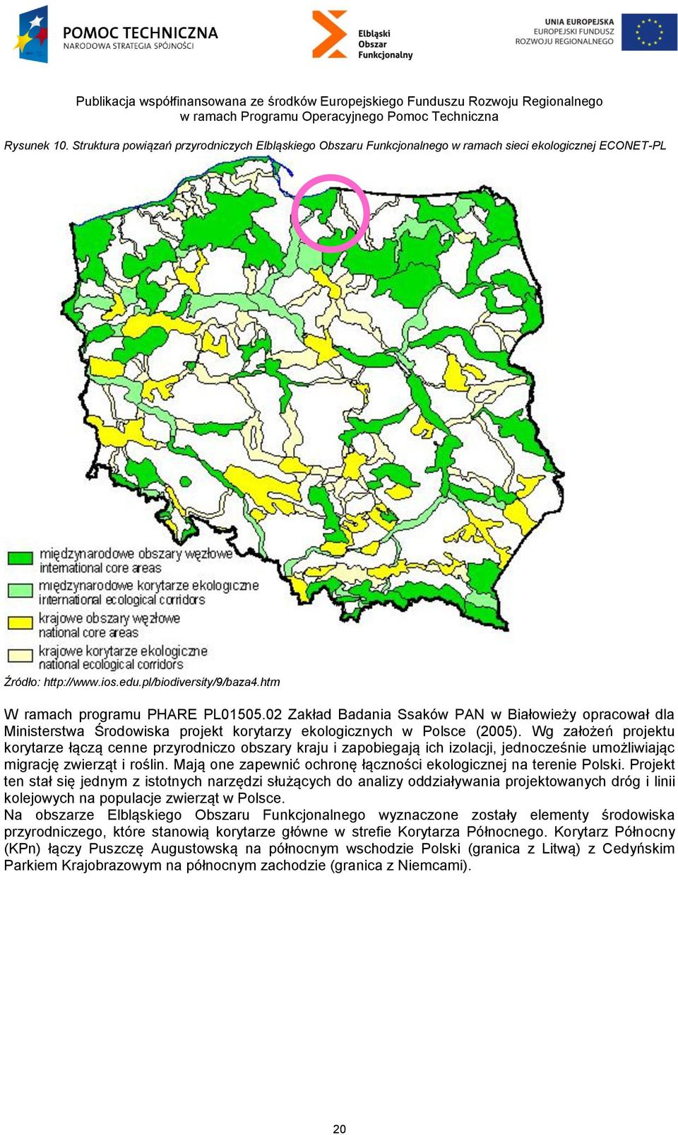 Wg założeń projektu korytarze łączą cenne przyrodniczo obszary kraju i zapobiegają ich izolacji, jednocześnie umożliwiając migrację zwierząt i roślin.