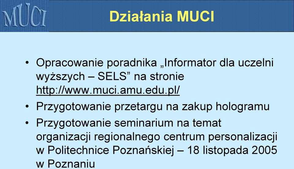 pl/ Przygotowanie przetargu na zakup hologramu Przygotowanie seminarium