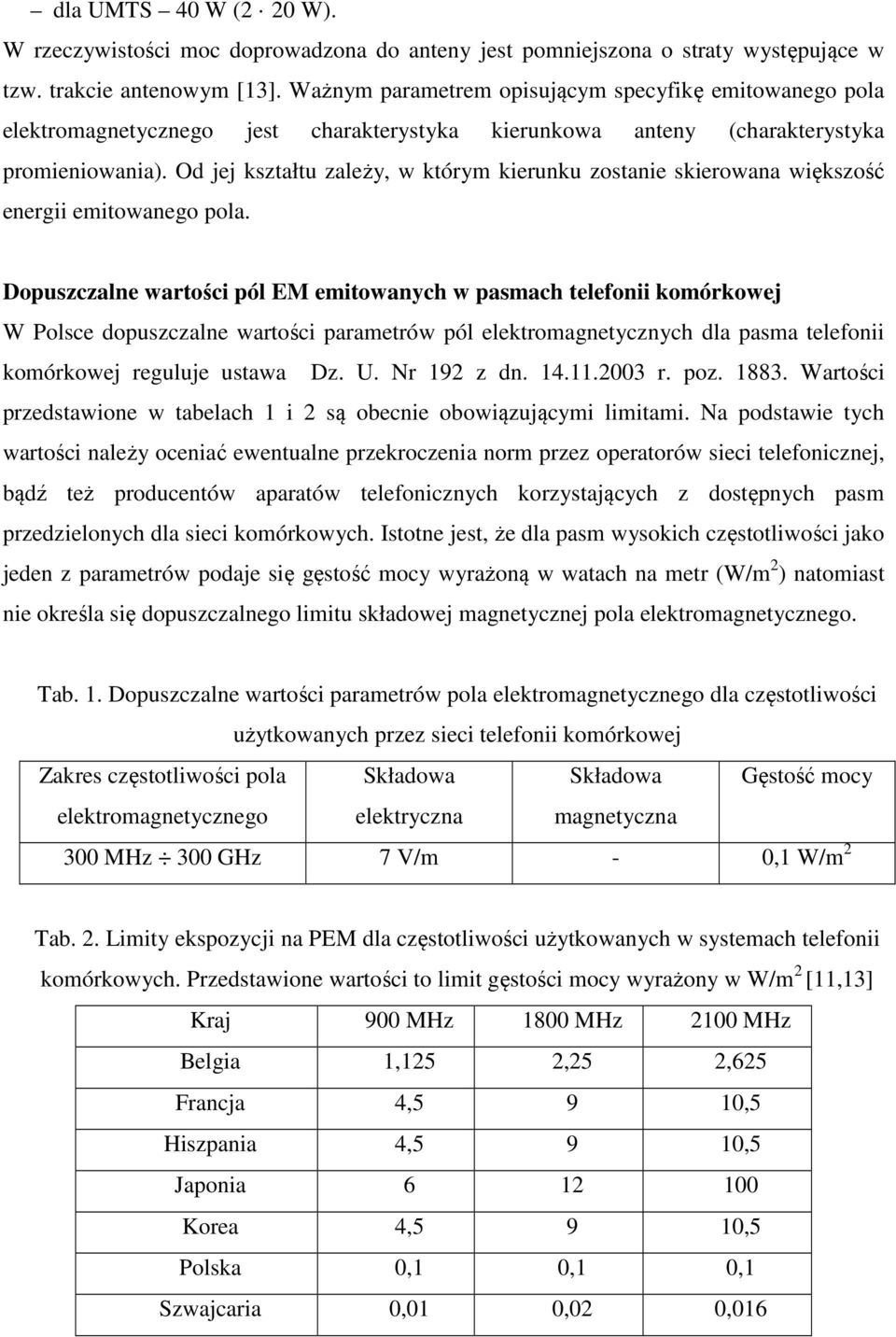 Od jej kształtu zależy, w którym kierunku zostanie skierowana większość energii emitowanego pola.