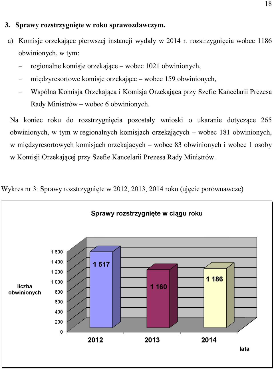 Orzekająca przy Szefie Kancelarii Prezesa Rady Ministrów wobec 6 obwinionych.