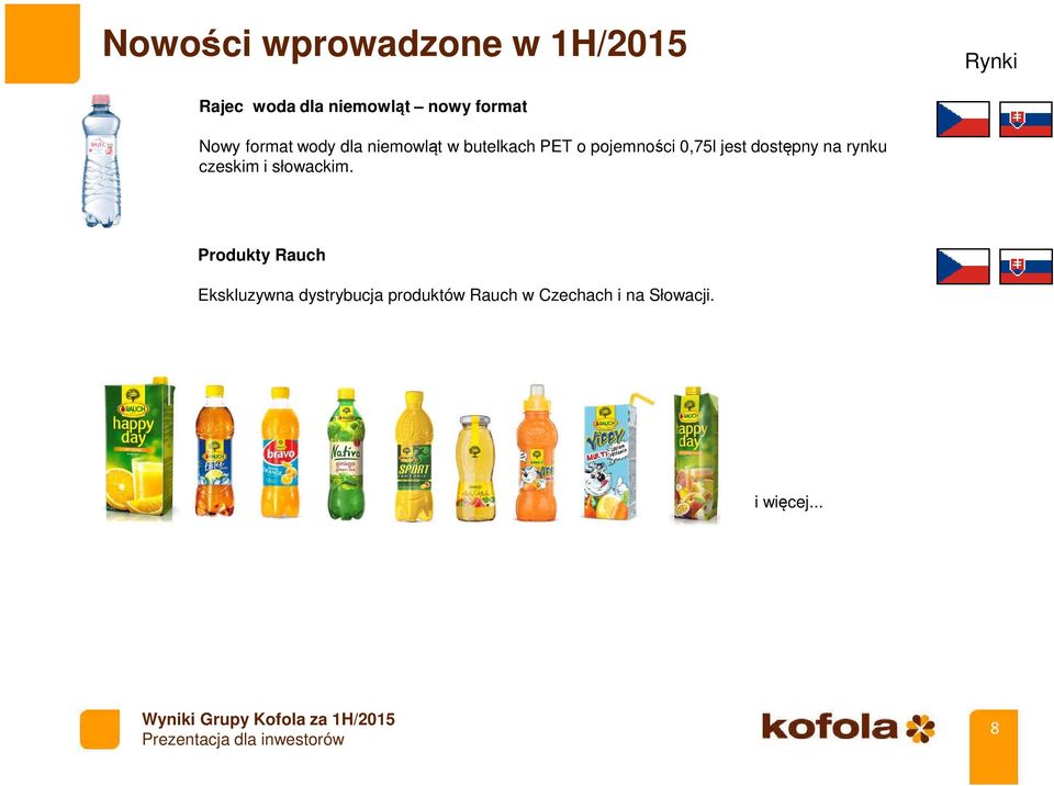 0,75l jest dostępny na rynku czeskim i słowackim.