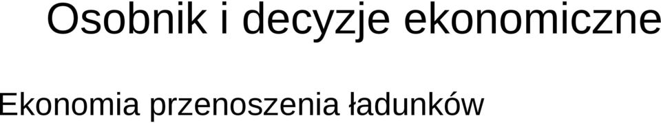 ekonomiczne