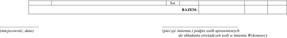 (pieczęć imienna i podpis osób