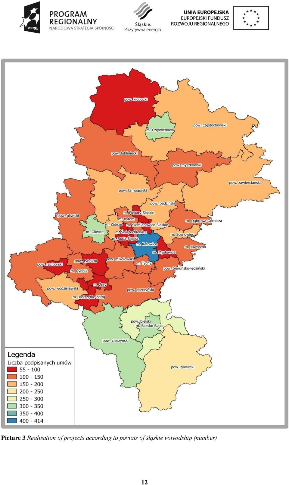 to poviats of śląskie