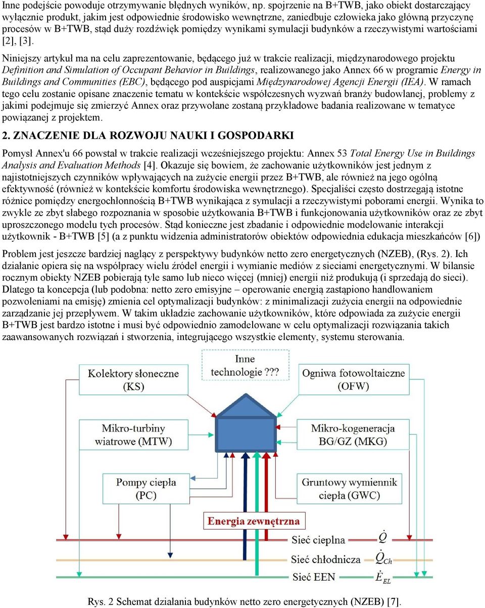 pomiędzy wynikami symulacji budynków a rzeczywistymi wartościami [2], [3].