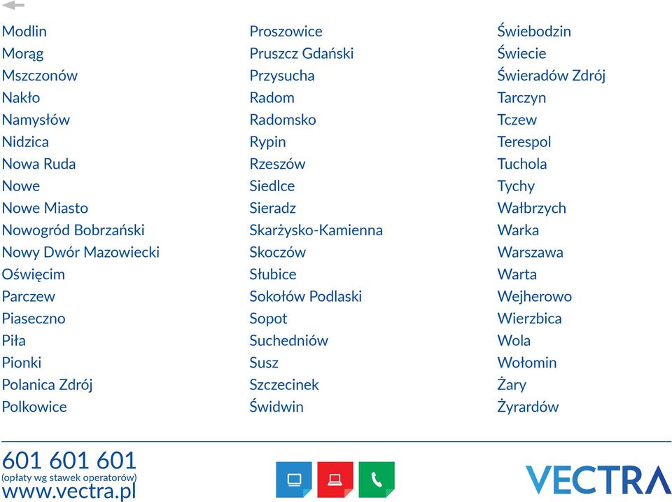 Siedlce Sieradz Skarżysko-Kamienna Skoczów Słubice Sokołów Podlaski Sopot Suchedniów Susz Szczecinek Świdwin Świebodzin