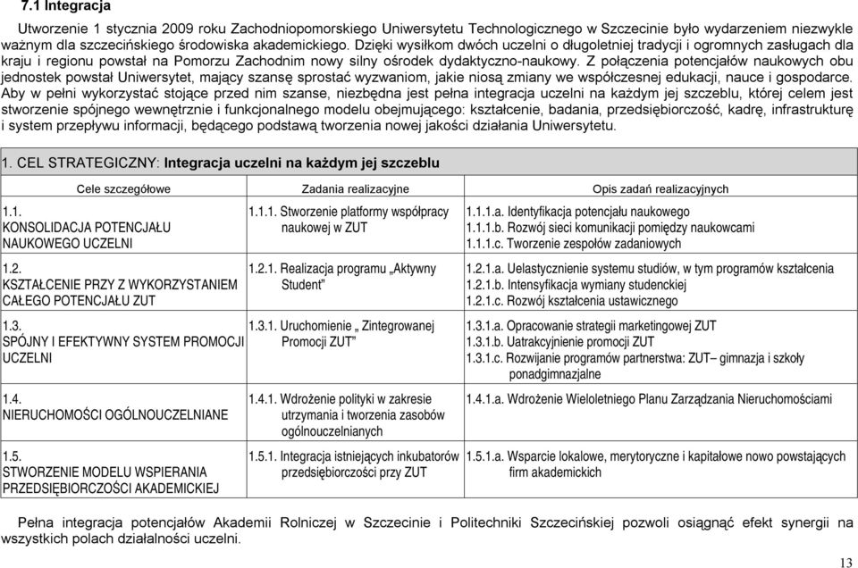 Z połączenia potencjałów naukowych obu jednostek powstał Uniwersytet, mający szansę sprostać wyzwaniom, jakie niosą zmiany we współczesnej edukacji, nauce i gospodarce.