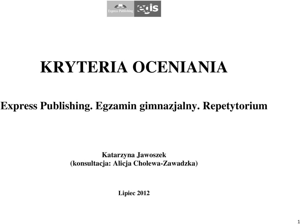 Repetytorium Katarzyna Jawoszek