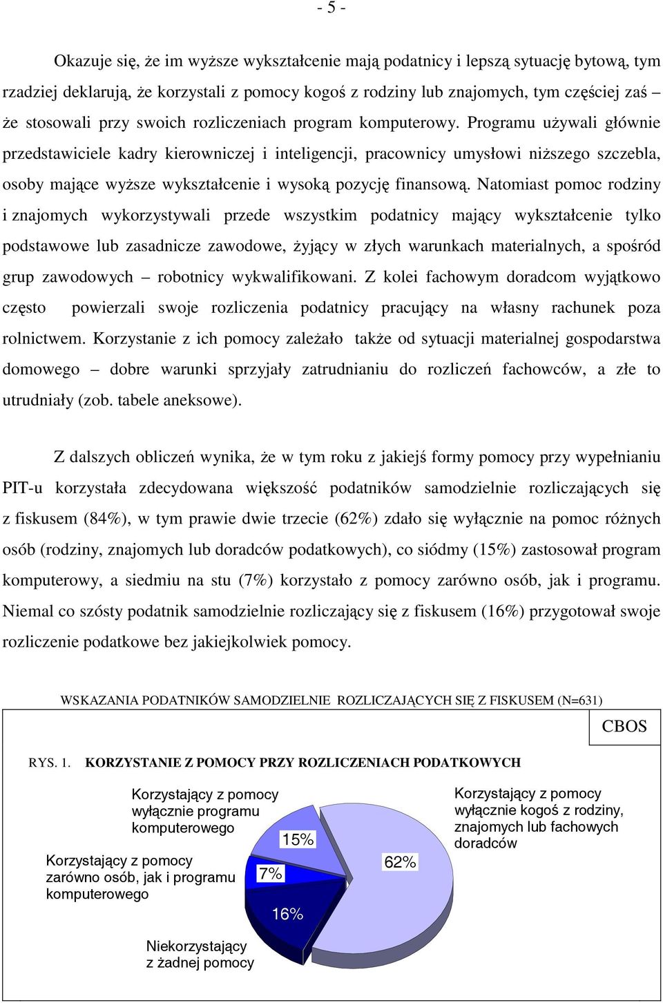 Programu używali głównie przedstawiciele kadry kierowniczej i inteligencji, pracownicy umysłowi niższego szczebla, osoby mające wyższe wykształcenie i wysoką pozycję finansową.