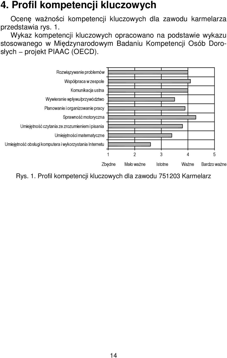 Rozwiązywanie problemów Współpraca w zespole Komunikacja ustna Wywieranie wpływu/przywództwo Planowanie i organizowanie pracy Sprawność motoryczna Umiejętność