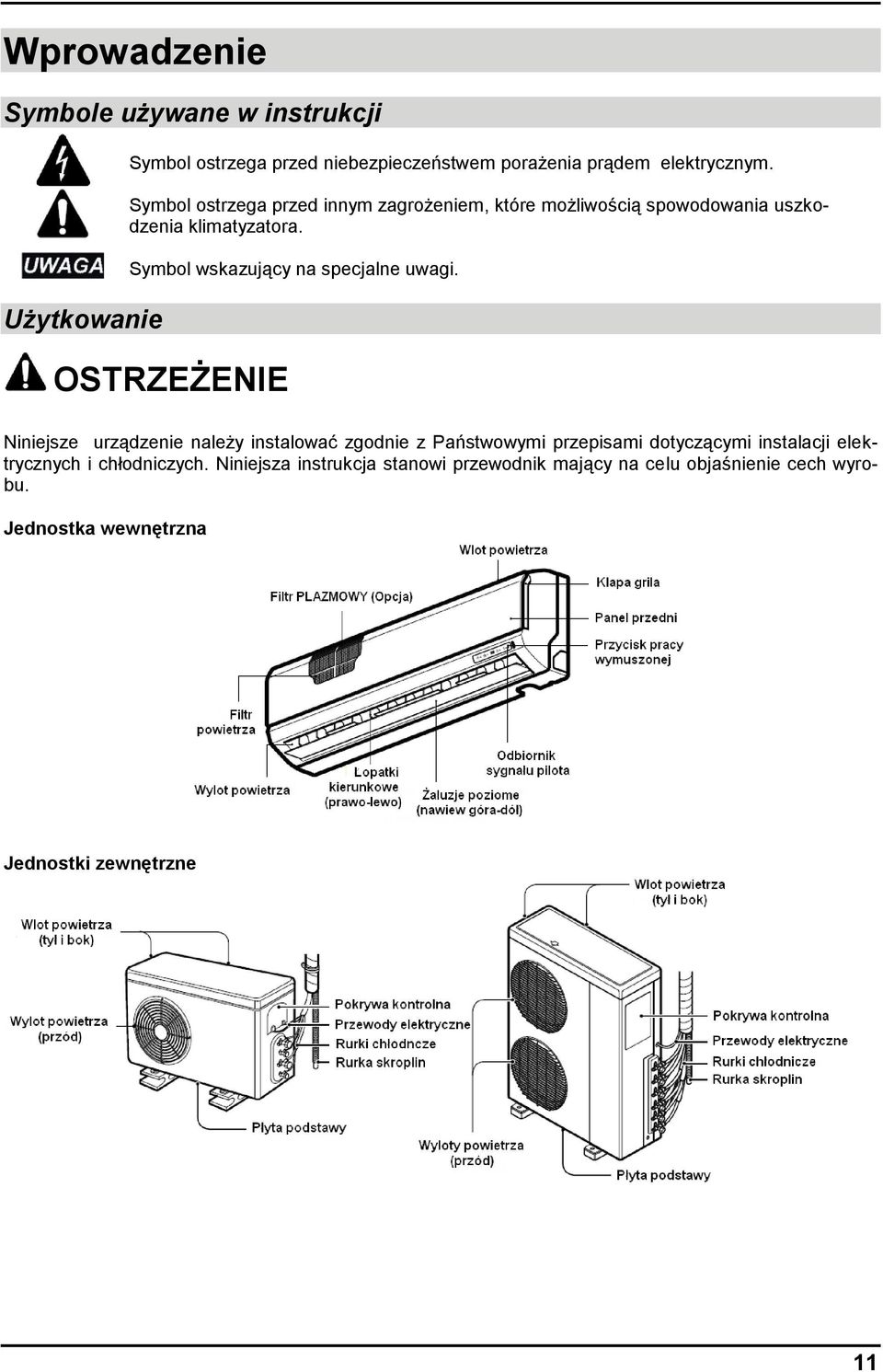 Symbol wskazujący na specjalne uwagi.