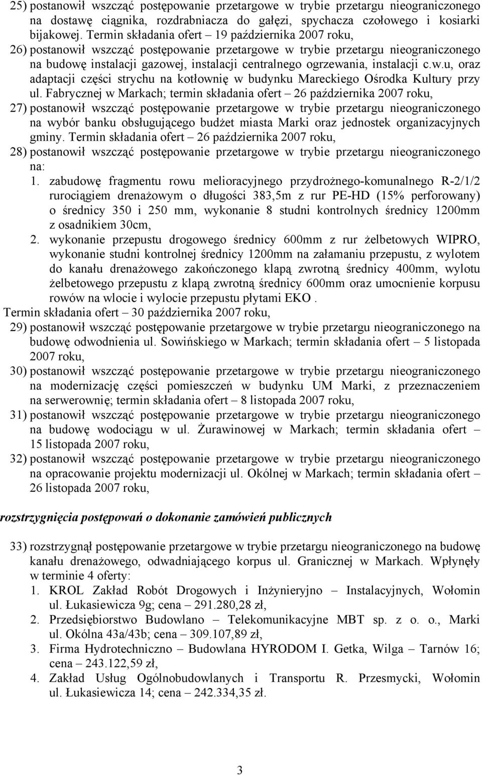 instalacji c.w.u, oraz adaptacji części strychu na kotłownię w budynku Mareckiego Ośrodka Kultury przy ul.