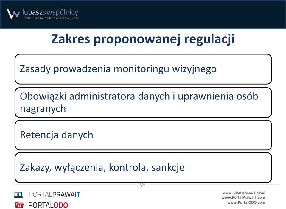 administratora danych i uprawnienia osób