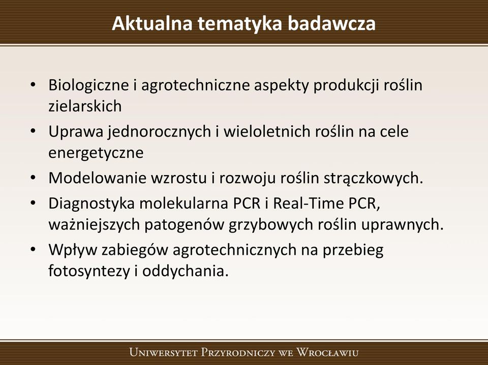 roślin strączkowych.