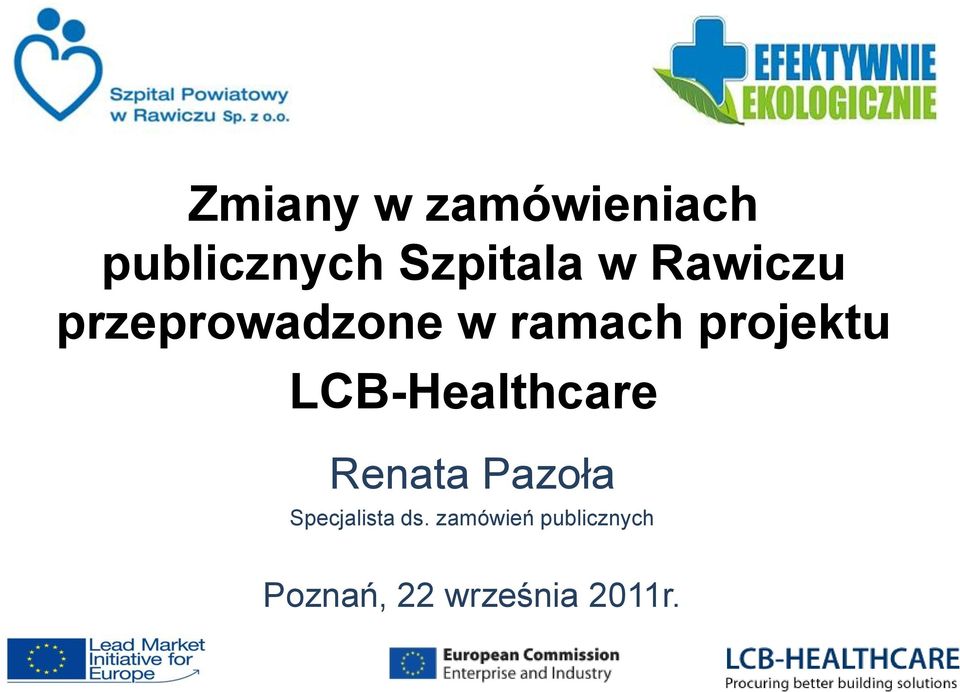 LCB-Healthcare Renata Pazoła Specjalista ds.