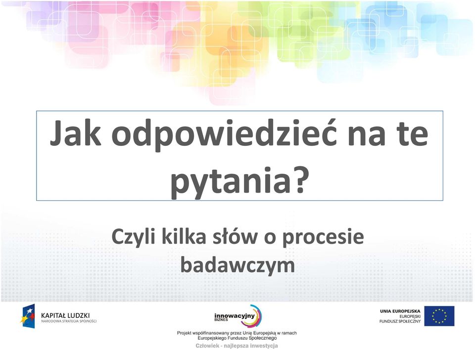 Czyli kilka słów