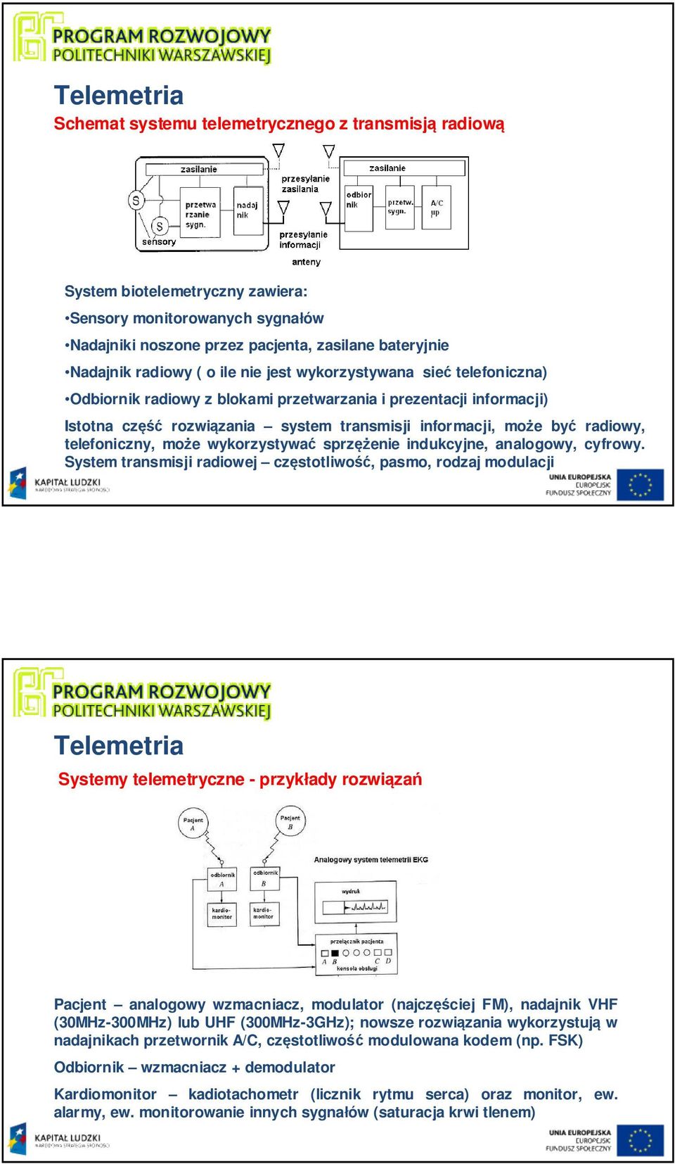 telefoniczny, może wykorzystywać sprzężenie indukcyjne, analogowy, cyfrowy.