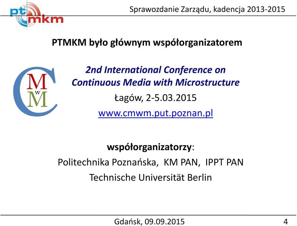 2015 www.cmwm.put.poznan.