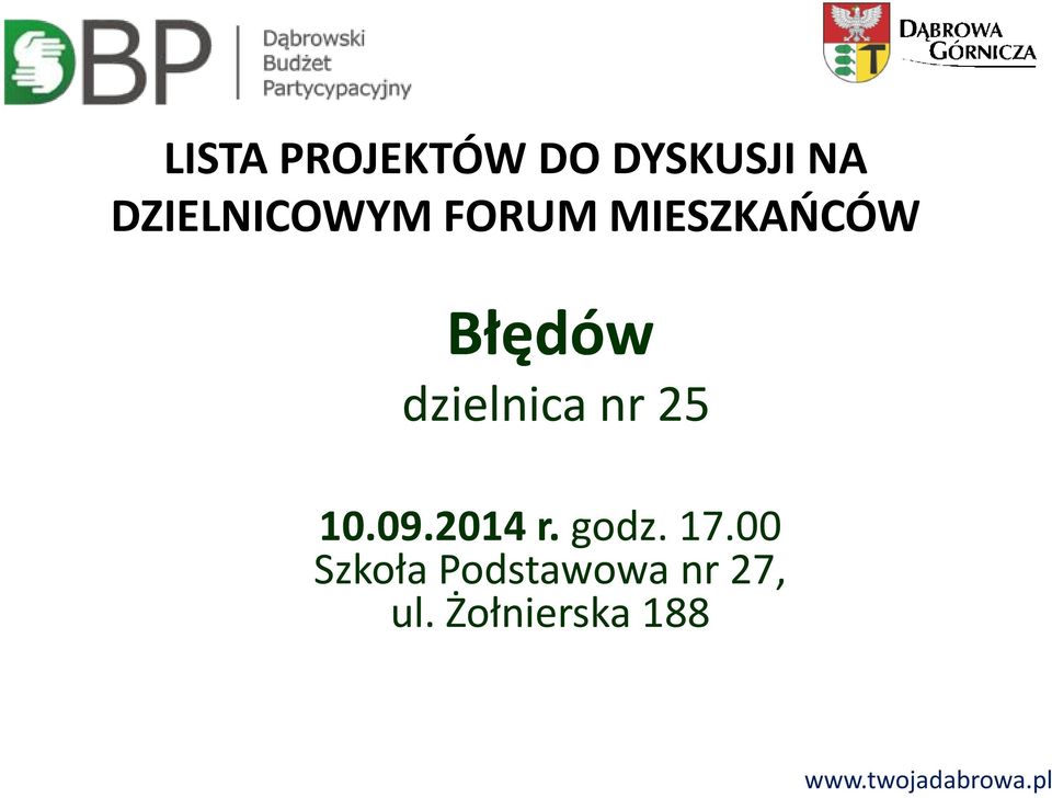 dzielnica nr 25 10.09.2014 r. godz. 17.