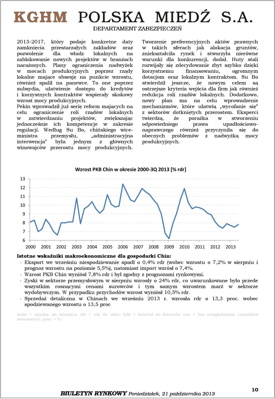 To one poprzez subsydia, ułatwienie dostępu do kredytów i korzystnych kontraktów wspierały skokowy wzrost mocy produkcyjnych.