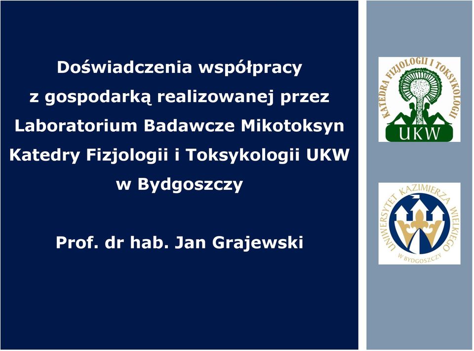 Mikotoksyn Katedry Fizjologii i