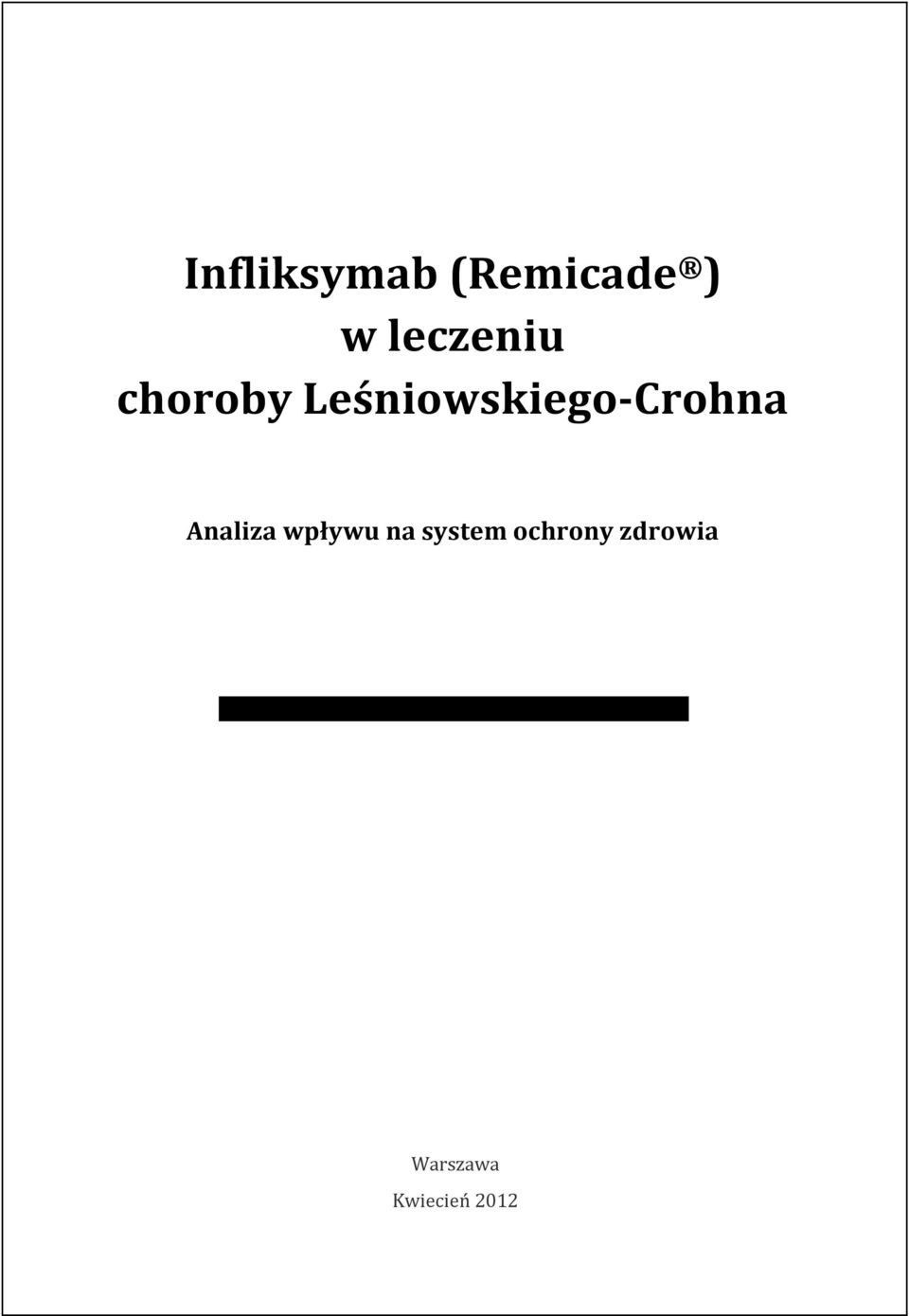 Leśniowskiego-Crohna Analiza