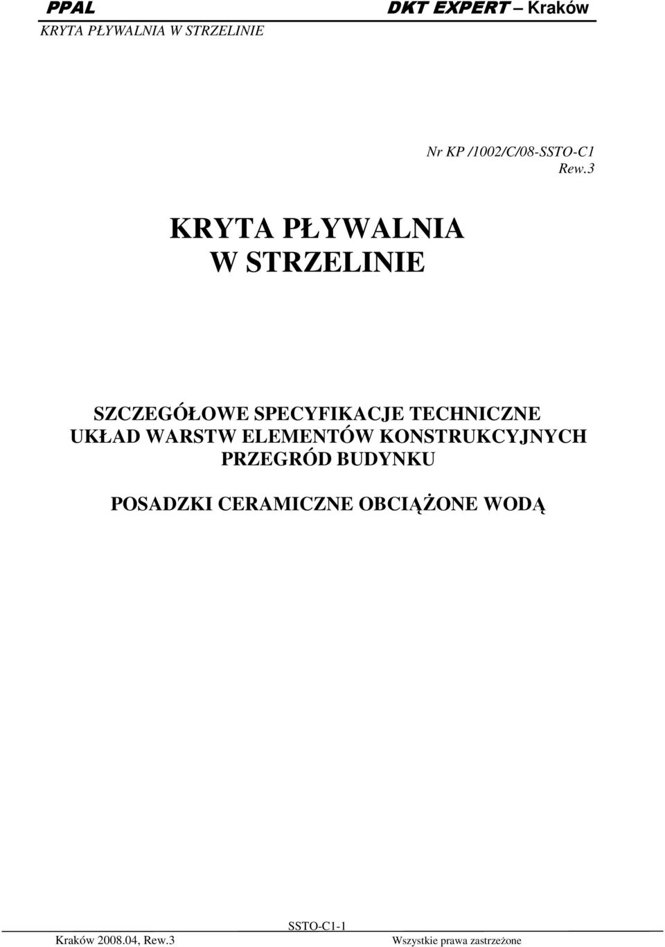 UKŁAD WARSTW ELEMENTÓW KONSTRUKCYJNYCH PRZEGRÓD