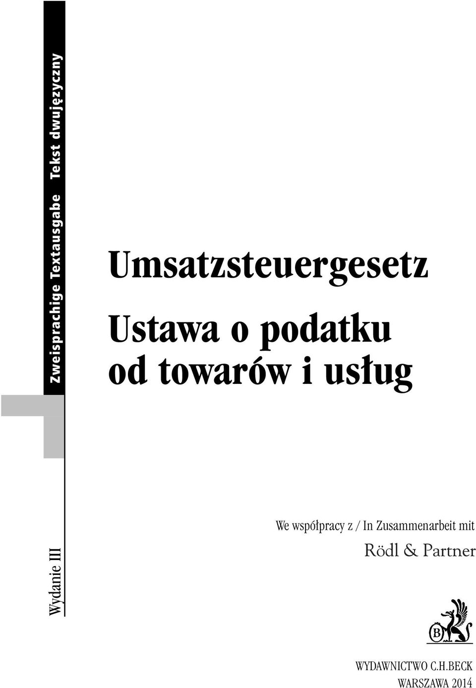 podatku od towarów i us ug We wspó pracy z /