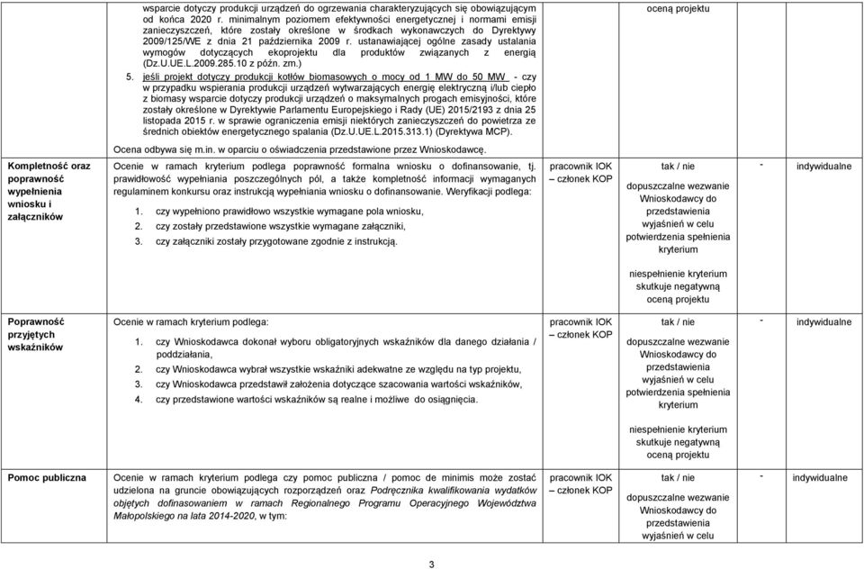 ustanawiającej ogólne zasady ustalania wymogów dotyczących ekoprojektu dla produktów związanych z energią (Dz.U.UE.L.2009.285.10 z późn. zm.) 5.