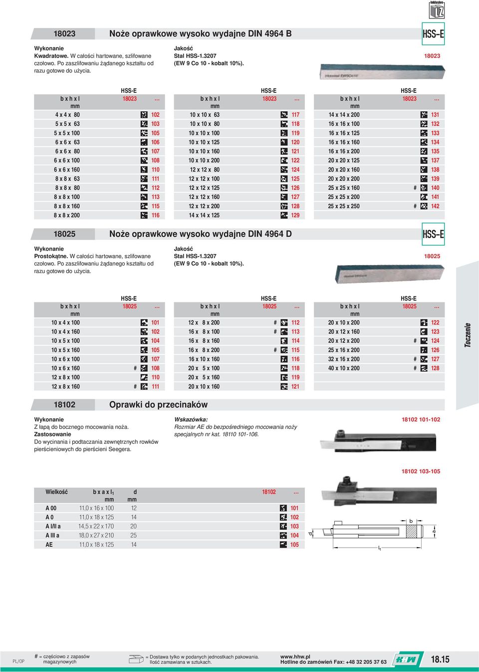 HSS-E 1823 HSS-E b x h x l 1823 mm 4 x 4 x 8 12 5 x 5 x 63 13 5 x 5 x 1 15 6 x 6 x 63 16 6 x 6 x 8 17 6 x 6 x 1 18 6 x 6 x 16 11 8 x 8 x 63 111 8 x 8 x 8 112 8 x 8 x 1 113 8 x 8 x 16 115 8 x 8 x 2