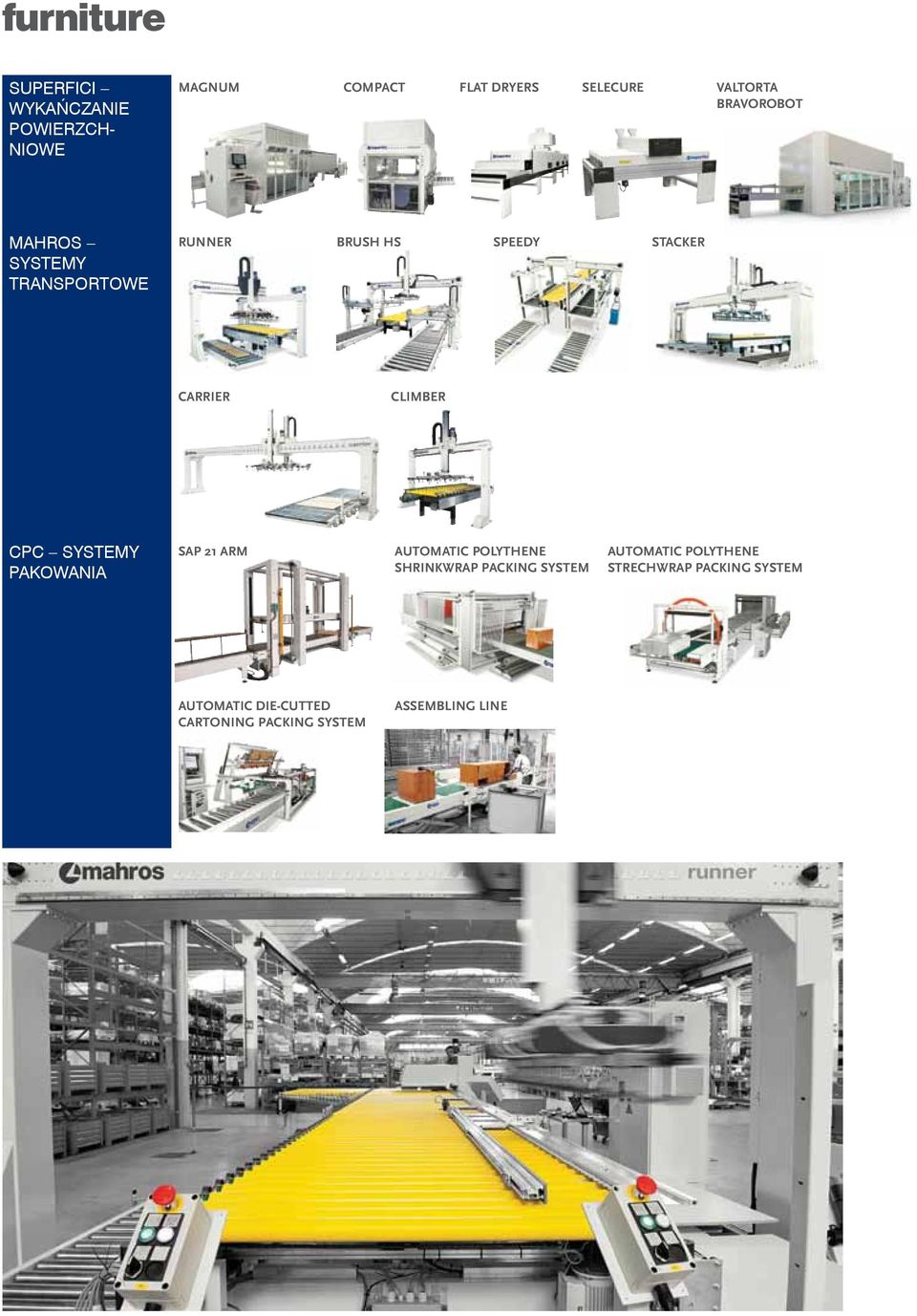 CLIMBER CPC SYSTEMY PAKOWANIA SAP 21 ARM AUTOMATIC POLYTHENE AUTOMATIC POLYTHENE SHRINKWRAP