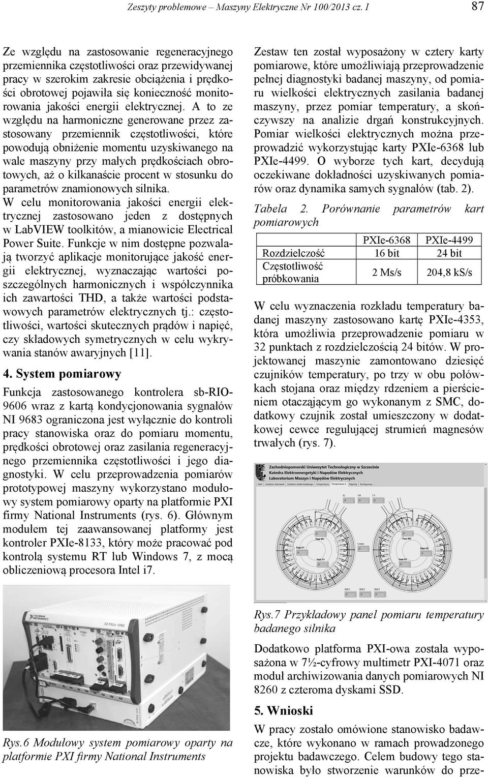 jakości energii elektrycznej.