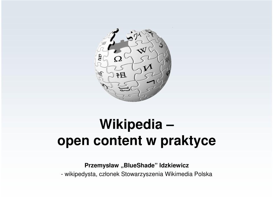 Idzkiewicz - wikipedysta,