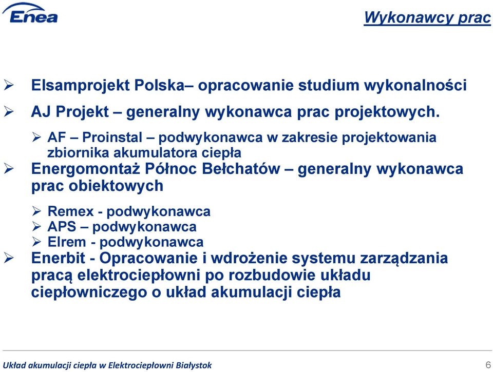 AF Proinstal podwykonawca w zakresie projektowania zbiornika akumulatora ciepła Energomontaż Północ Bełchatów