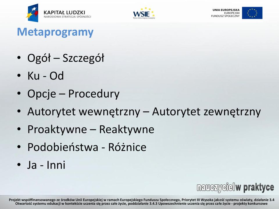 Autorytet zewnętrzny Proaktywne