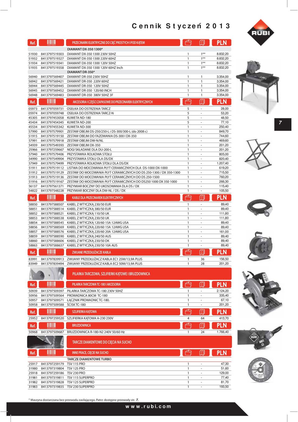 832,20 DIAMANT DR-350* 56940 8413797569407 DIAMANT DR-350 230V 50HZ 1 1 3.354,00 56942 8413797569421 DIAMANT DR-350 220V 60HZ 1 1 3.354,00 56944 8413797569445 DIAMANT DR-350 120V 50HZ 1 1 3.