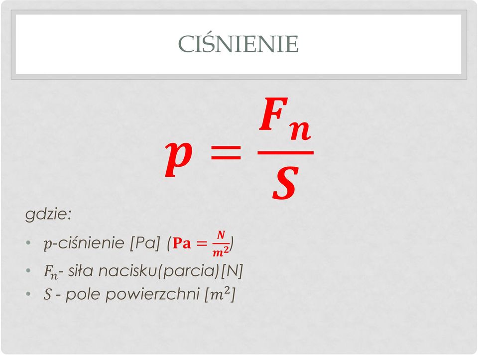 2) F n - siła