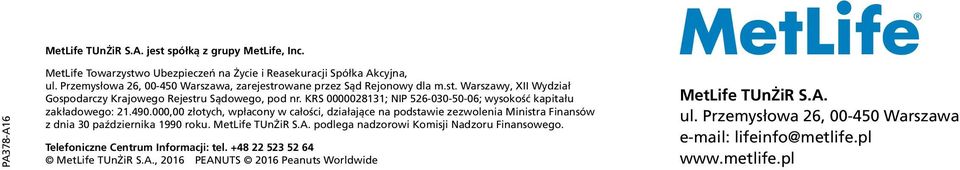 KRS 0000028131; NIP 526-030-50-06; wysokość kapitału zakładowego: 21.490.