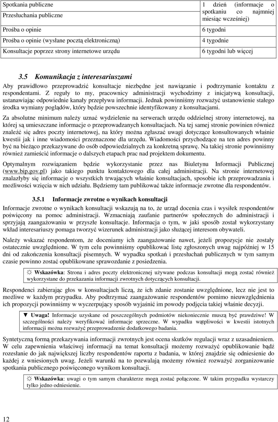 5 Komunikacja z interesariuszami Aby prawidłowo przeprowadzić konsultacje niezbędne jest nawiązanie i podtrzymanie kontaktu z respondentami.