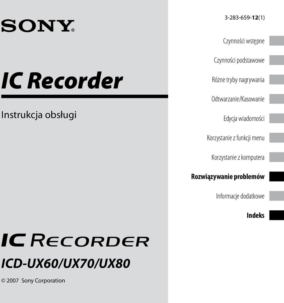 wiadomości Korzystanie z funkcji menu Korzystanie z komputera