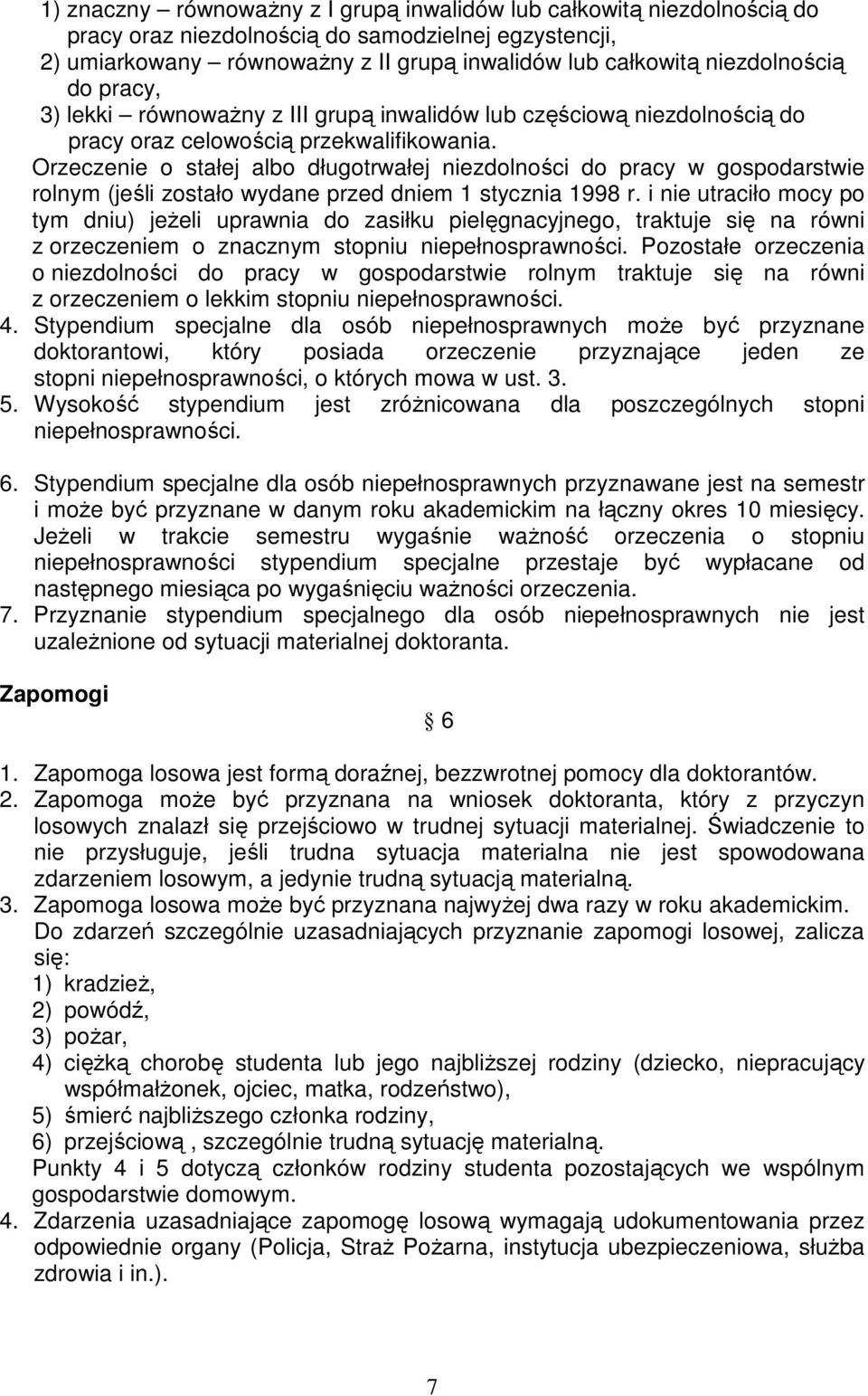 Orzeczenie o stałej albo długotrwałej niezdolności do pracy w gospodarstwie rolnym (jeśli zostało wydane przed dniem 1 stycznia 1998 r.