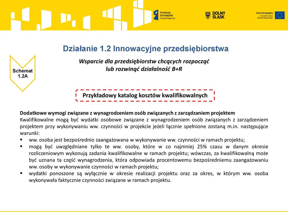 czynności w projekcie jeżeli łącznie spełnione zostaną m.in. następujące warunki: ww. osoba jest bezpośrednio zaangażowana w wykonywanie ww.