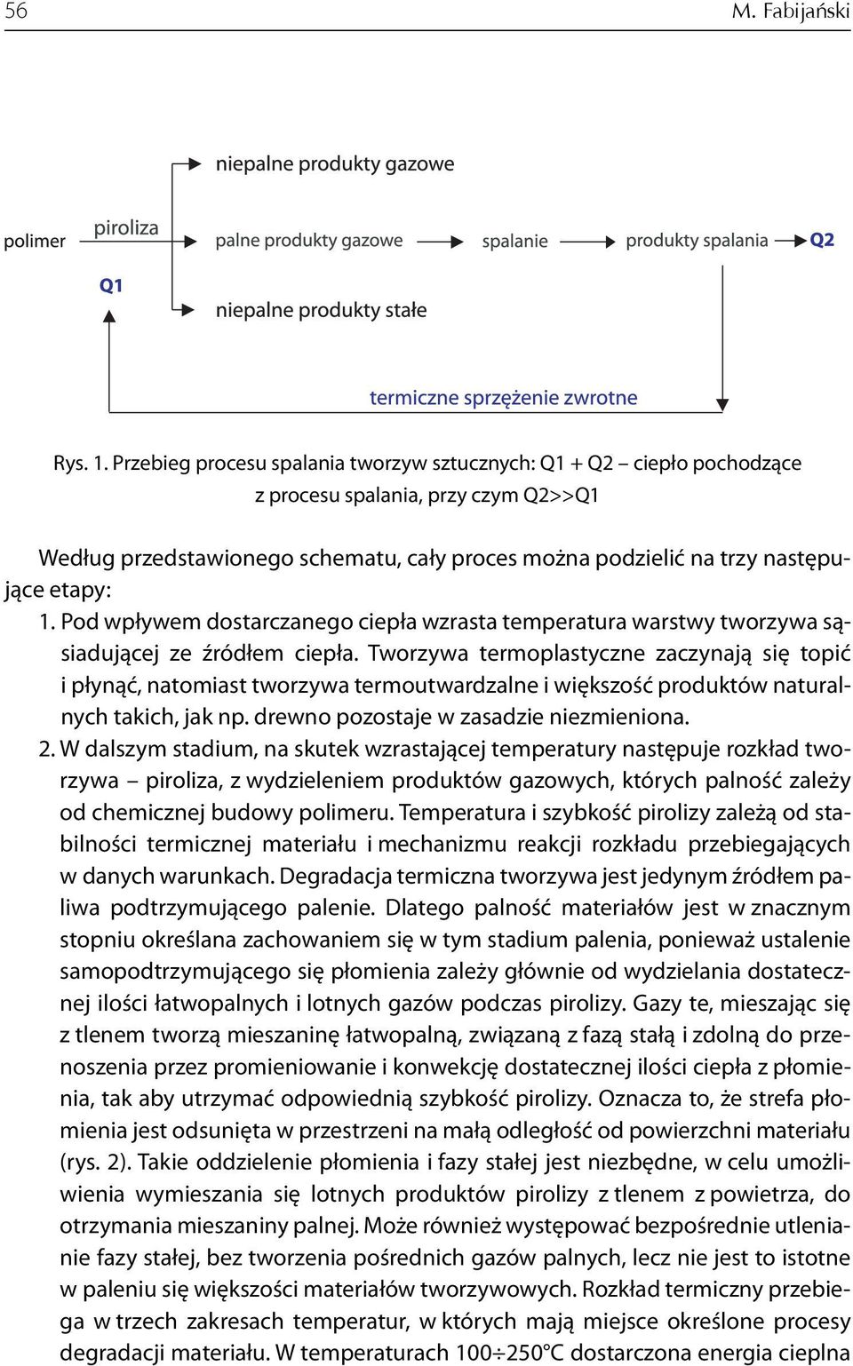 Pod wpływem dostarczanego ciepła wzrasta temperatura warstwy tworzywa sąsiadującej ze źródłem ciepła.