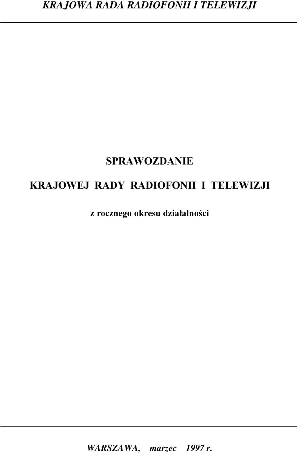 RADIOFONII I TELEWIZJI z rocznego