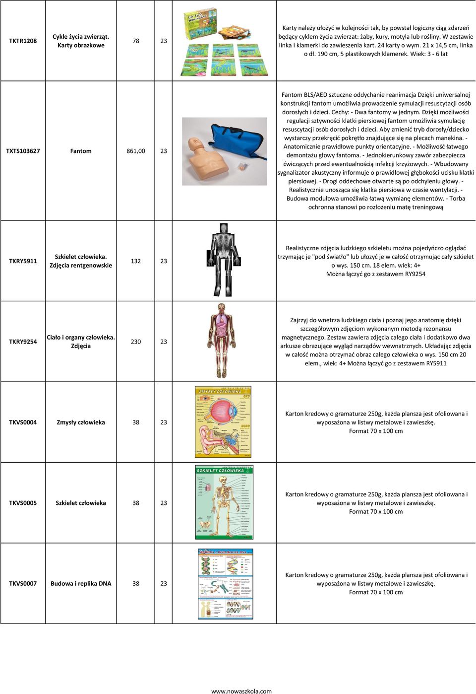 Wiek: 3-6 lat TXTS103627 Fantom 861,00 23 Fantom BLS/AED sztuczne oddychanie reanimacja Dzięki uniwersalnej konstrukcji fantom umożliwia prowadzenie symulacji resuscytacji osób dorosłych i dzieci.